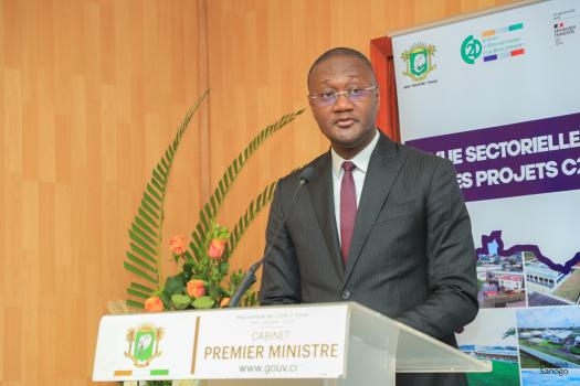 Exécution des projets C2D : Moussa Sanogo salue les avancées et encourage à optimiser la performance 